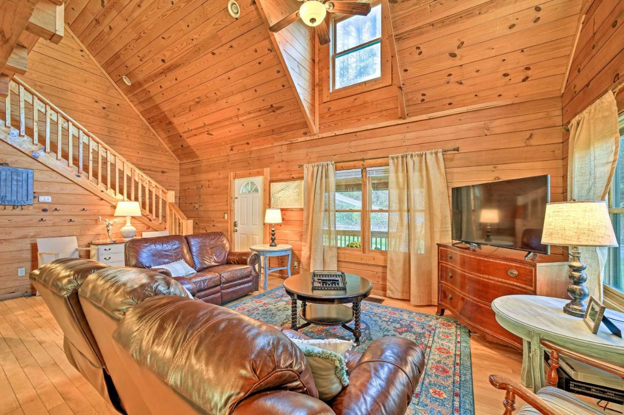 Creekside Bryson City Cabin With Private Hot Tub Eksteriør bilde