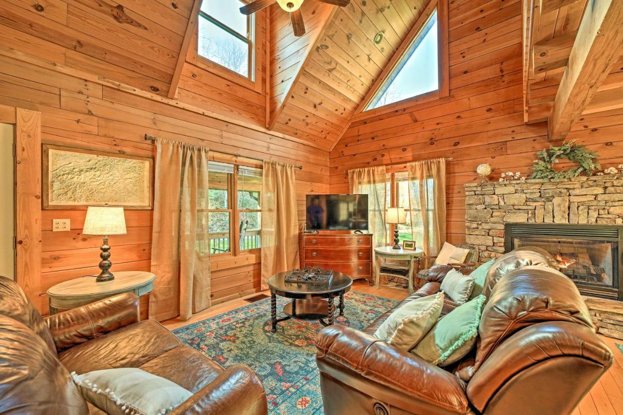Creekside Bryson City Cabin With Private Hot Tub Eksteriør bilde
