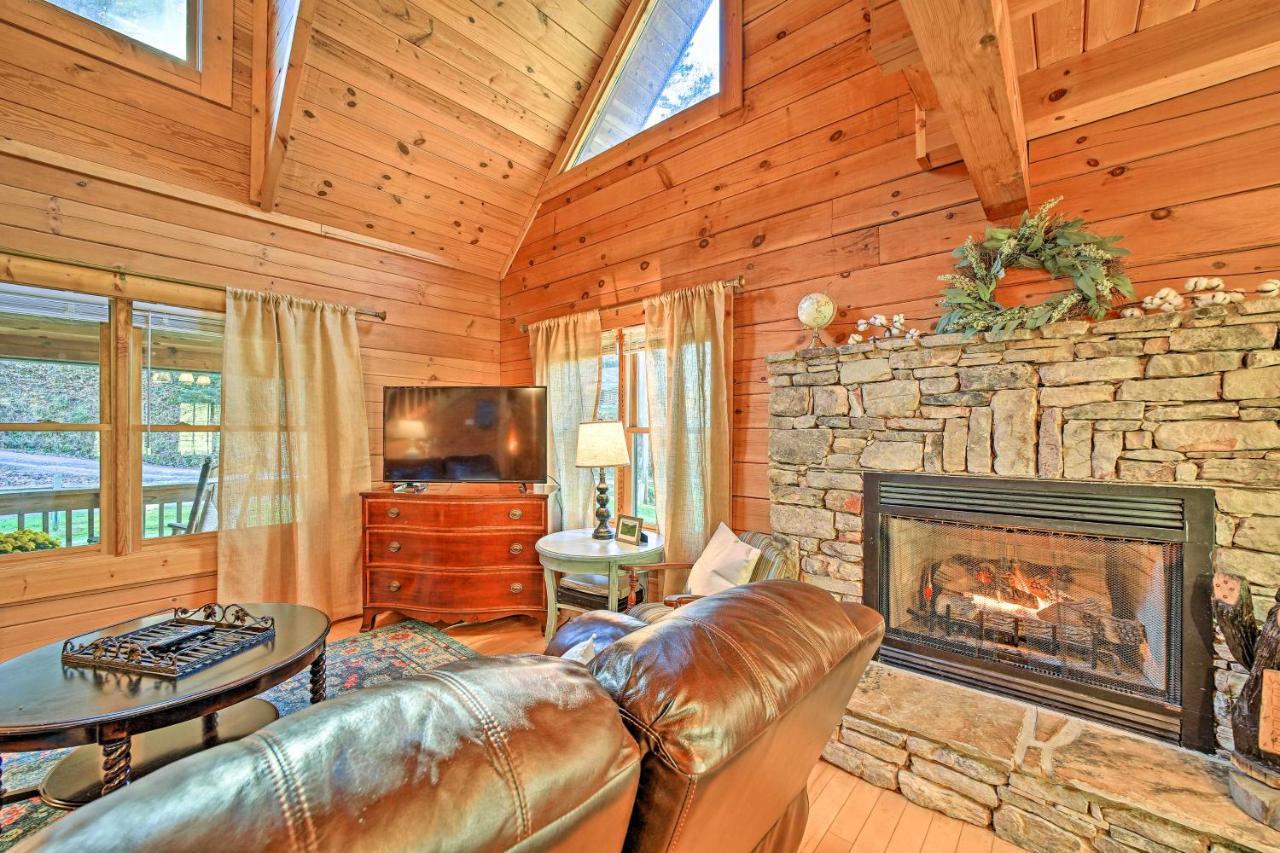 Creekside Bryson City Cabin With Private Hot Tub Eksteriør bilde
