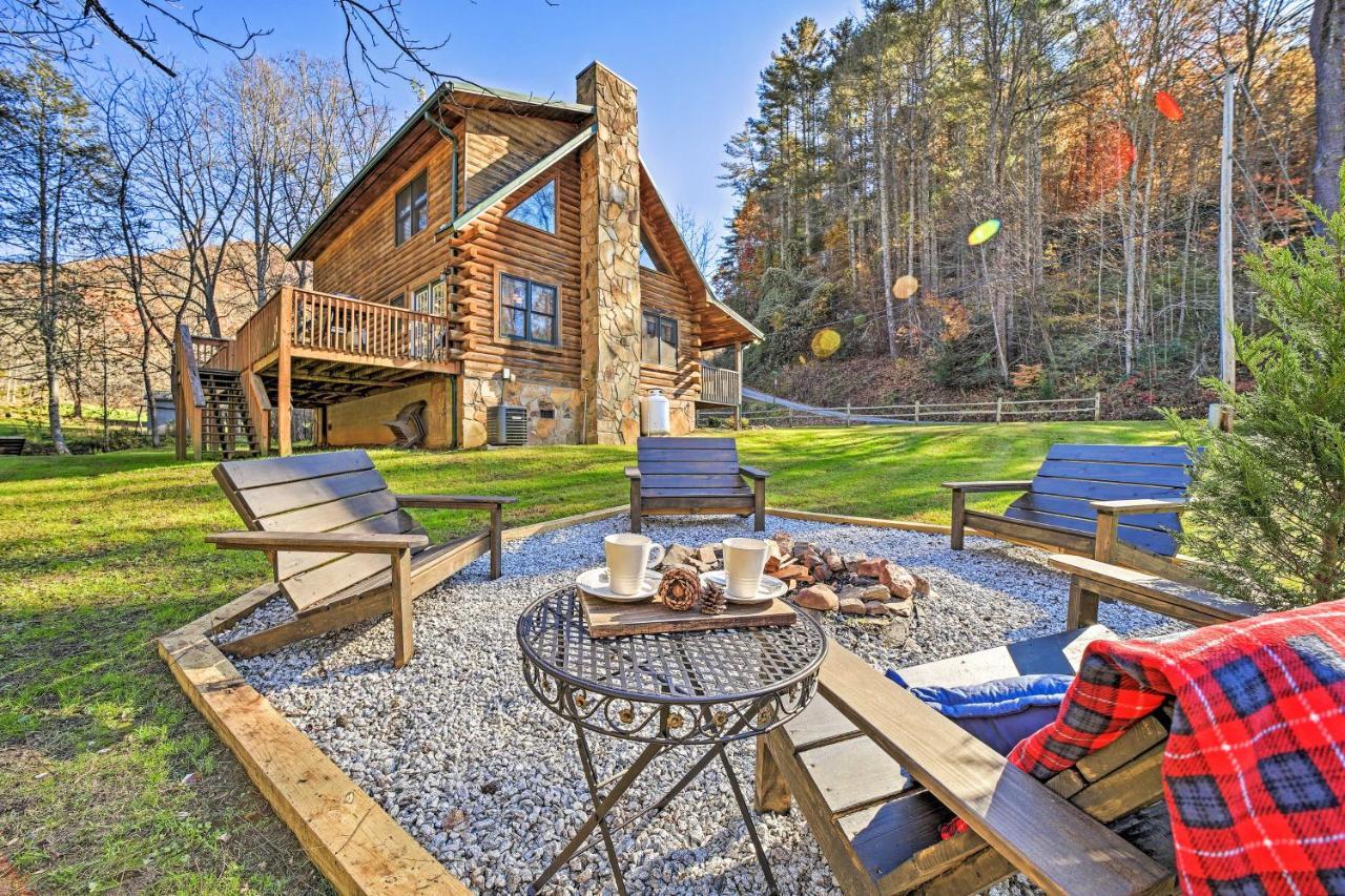 Creekside Bryson City Cabin With Private Hot Tub Villa Eksteriør bilde