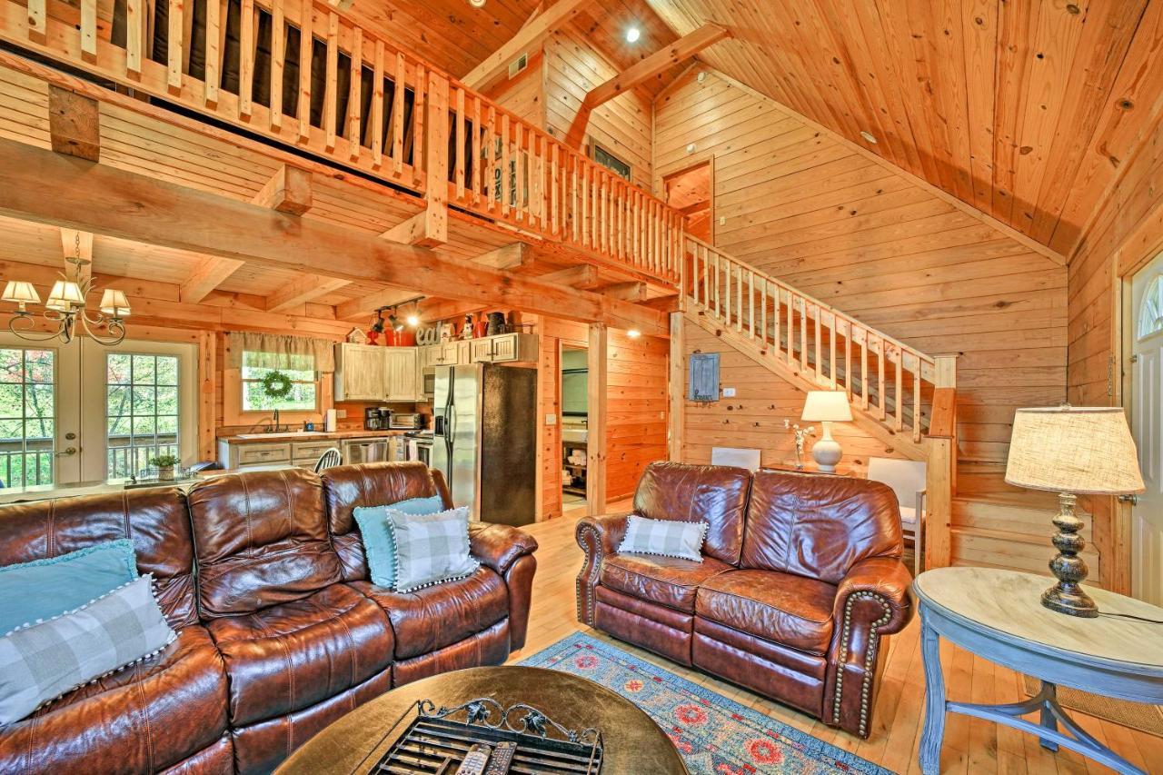 Creekside Bryson City Cabin With Private Hot Tub Eksteriør bilde