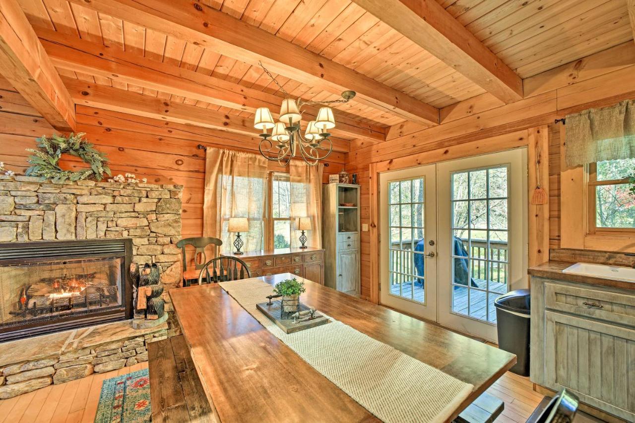 Creekside Bryson City Cabin With Private Hot Tub Eksteriør bilde