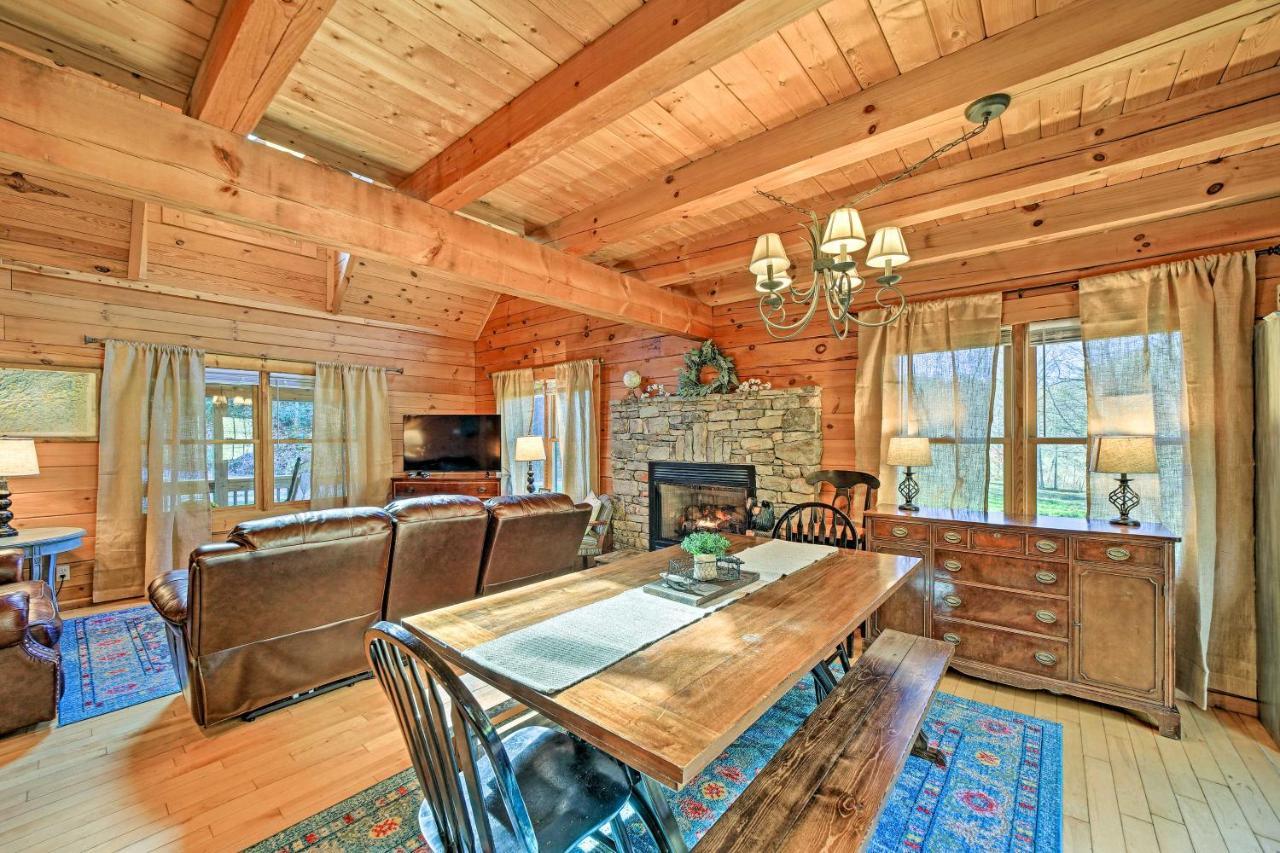 Creekside Bryson City Cabin With Private Hot Tub Eksteriør bilde