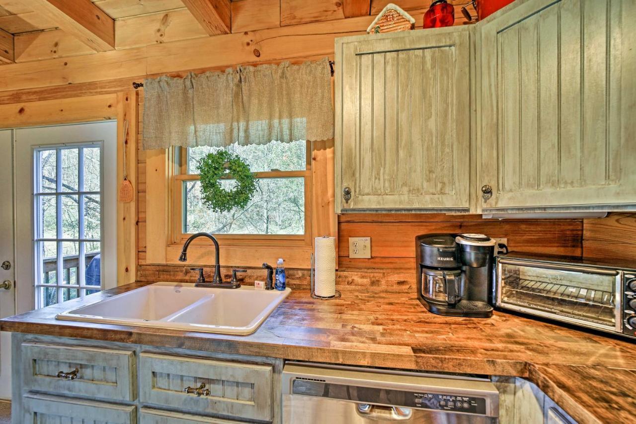Creekside Bryson City Cabin With Private Hot Tub Eksteriør bilde