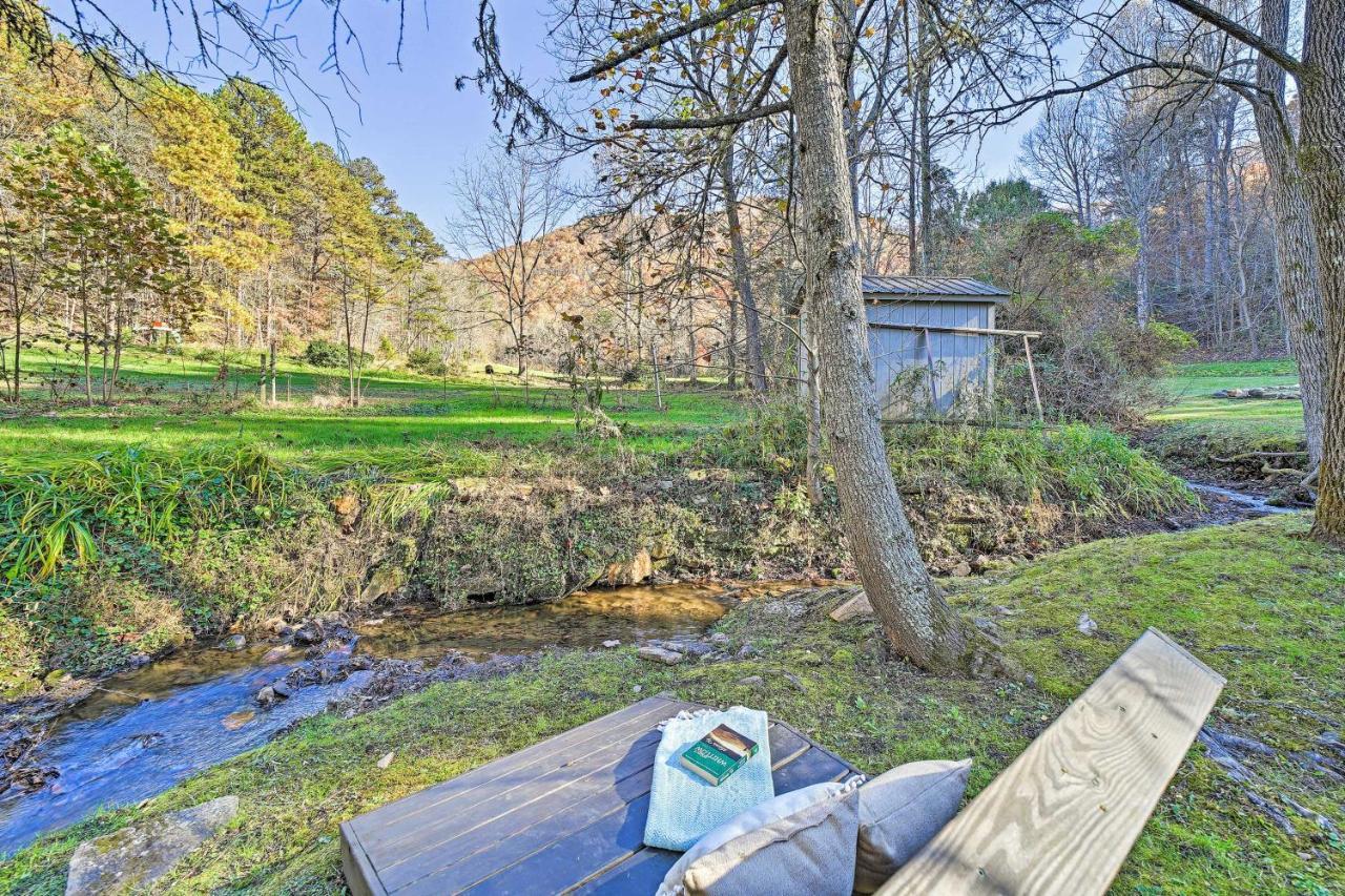 Creekside Bryson City Cabin With Private Hot Tub Eksteriør bilde