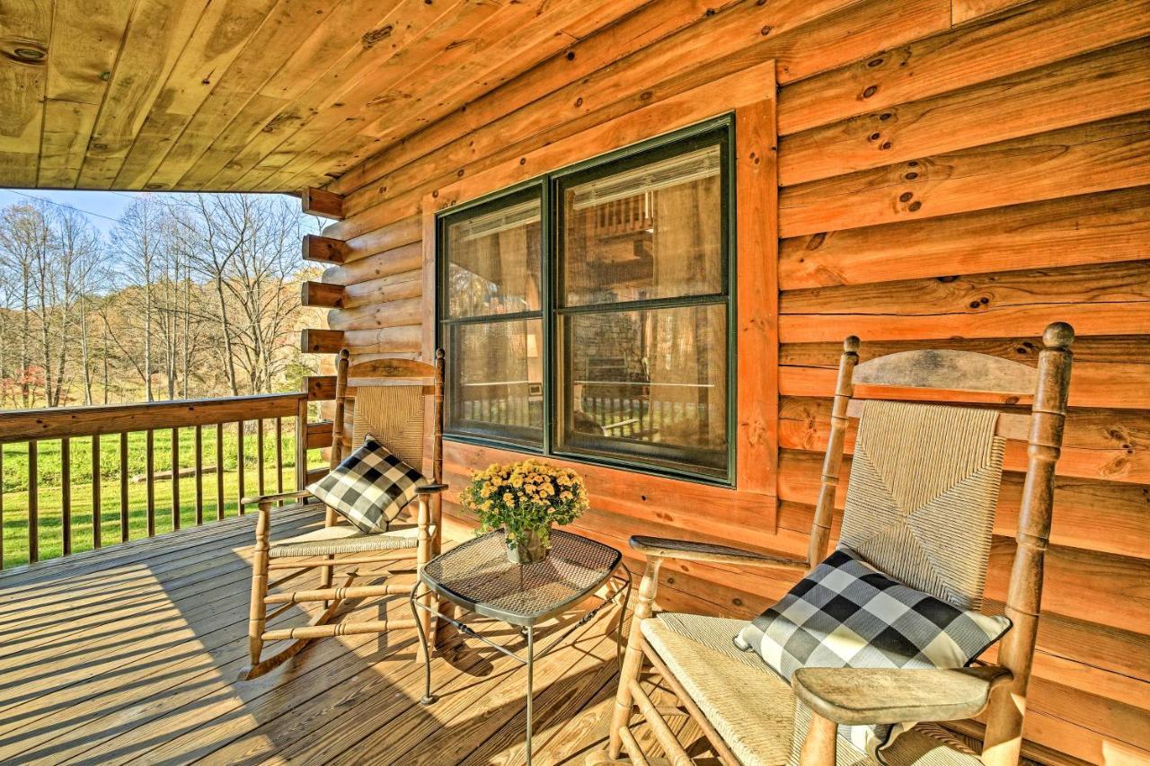 Creekside Bryson City Cabin With Private Hot Tub Eksteriør bilde