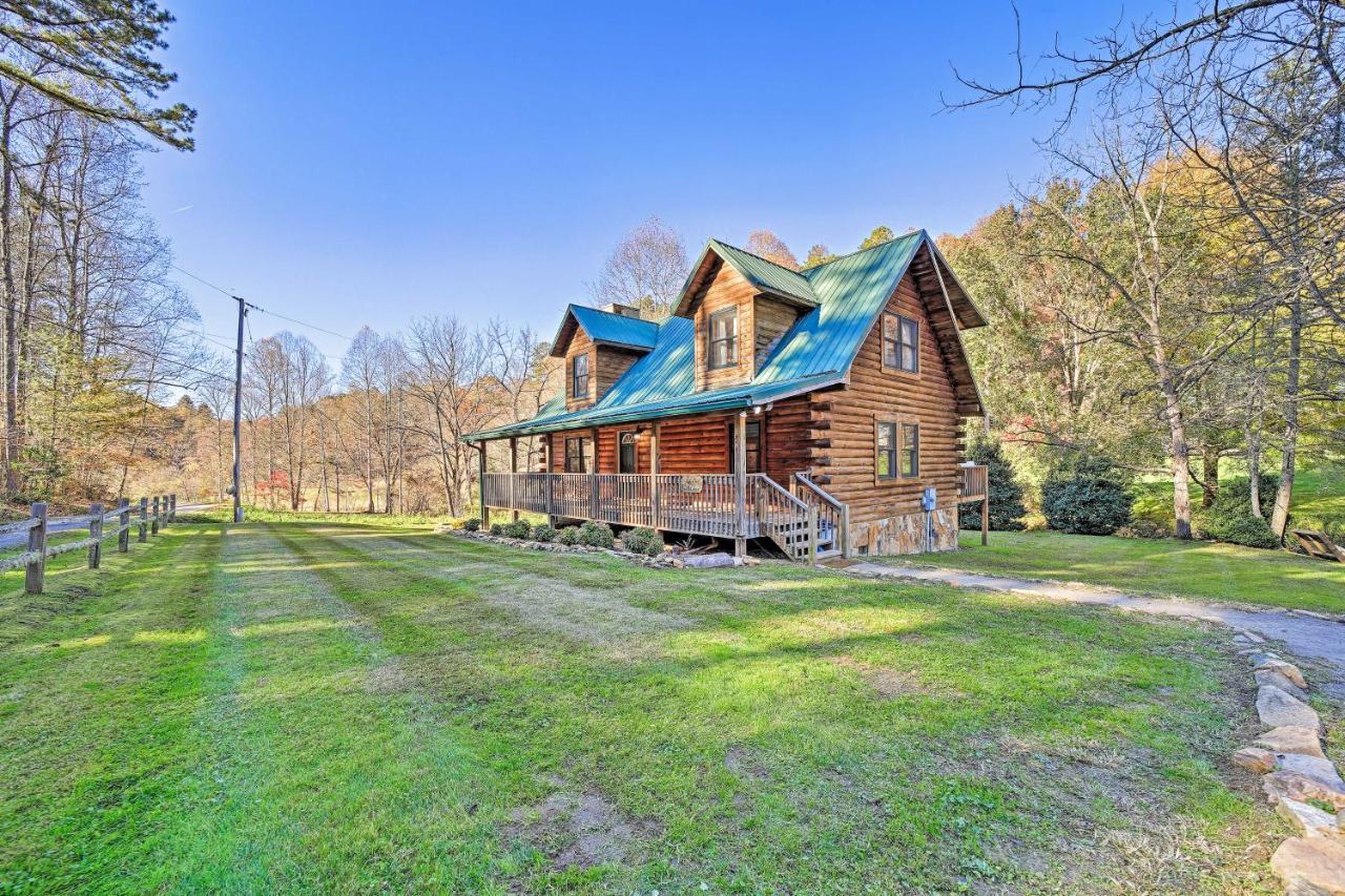 Creekside Bryson City Cabin With Private Hot Tub Eksteriør bilde