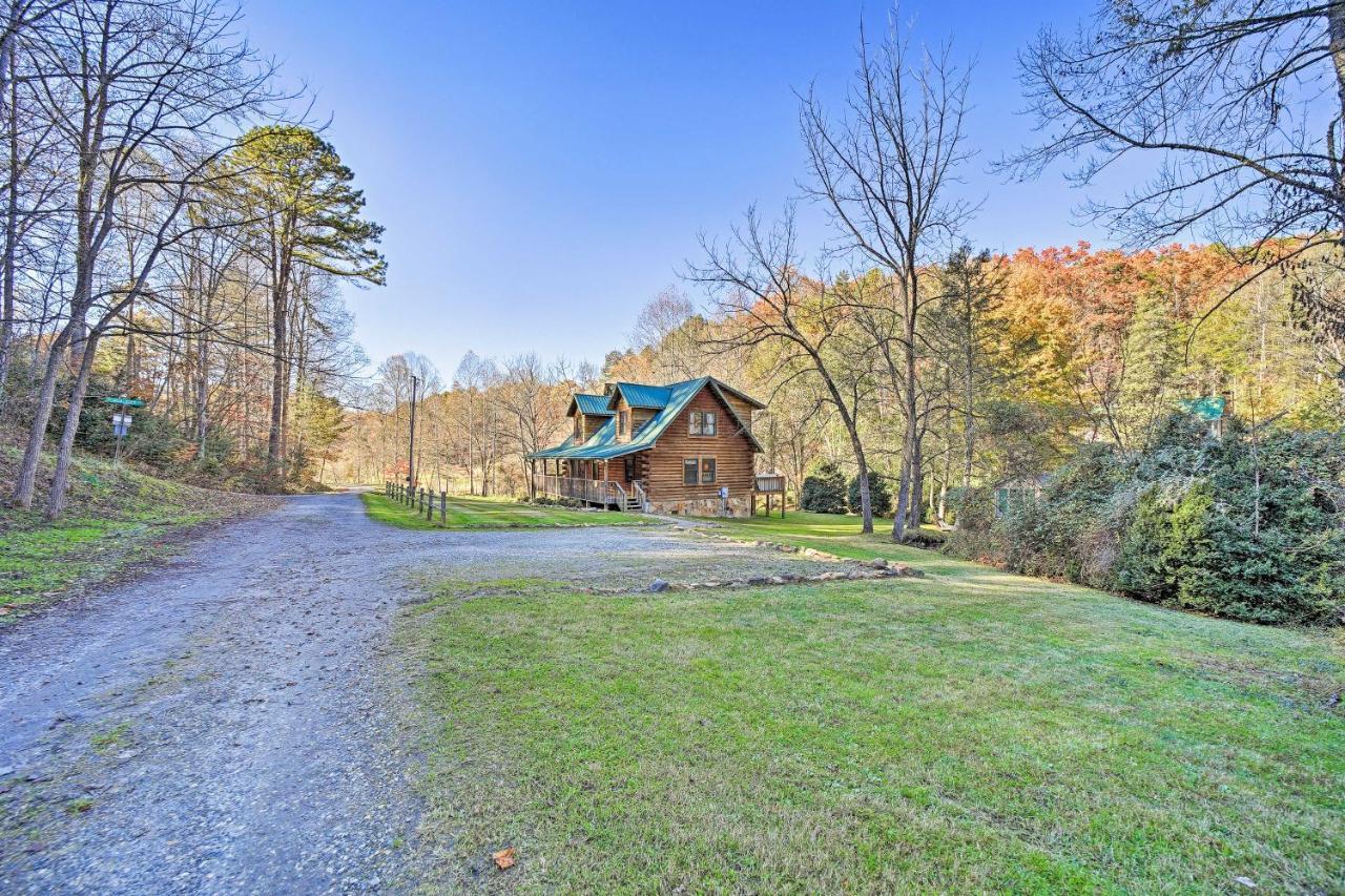 Creekside Bryson City Cabin With Private Hot Tub Eksteriør bilde