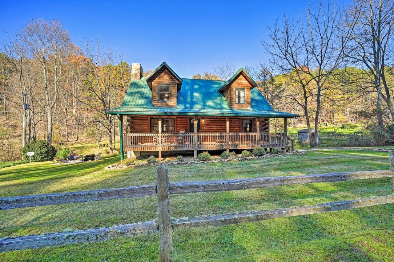 Creekside Bryson City Cabin With Private Hot Tub Eksteriør bilde